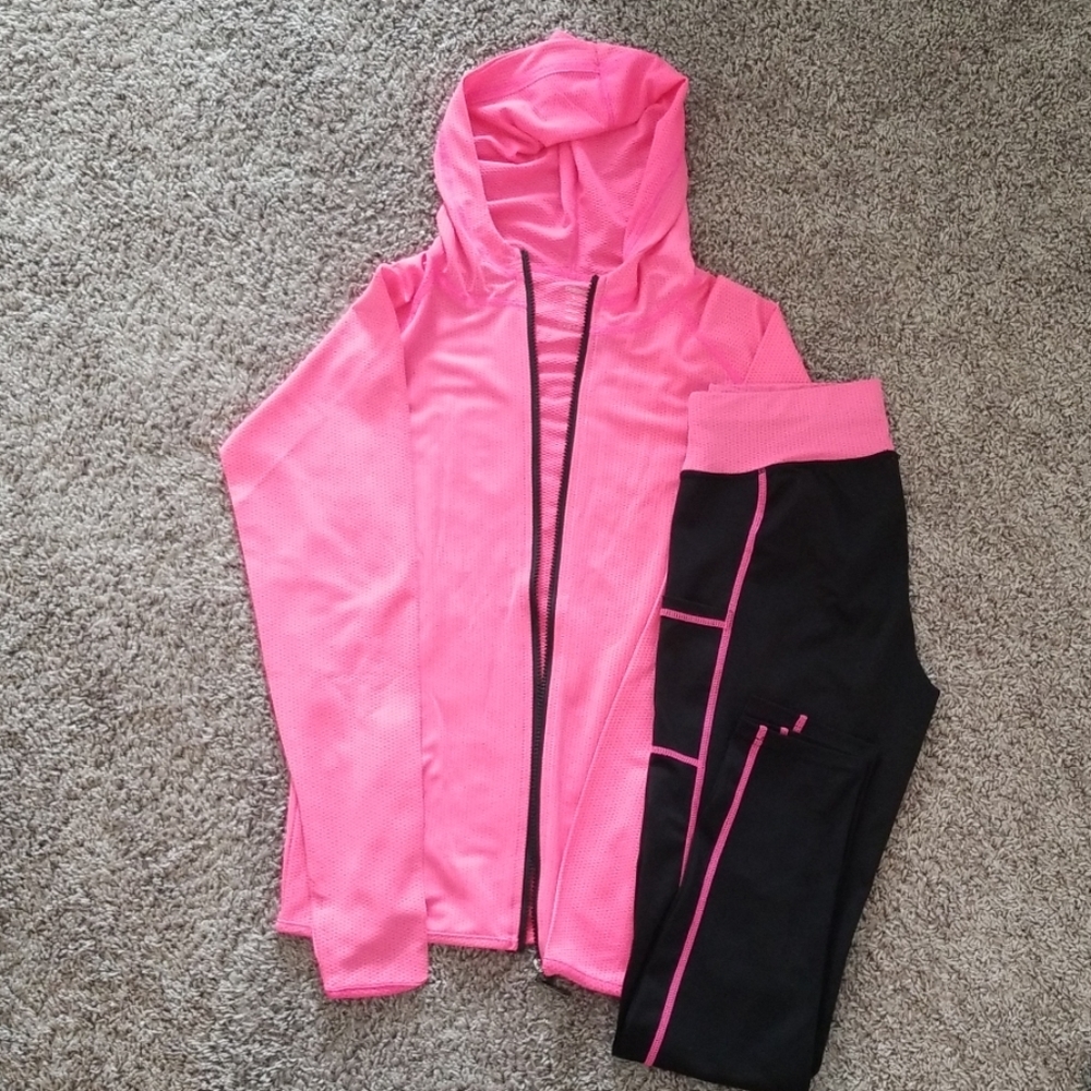 Matching workout pants and jacket